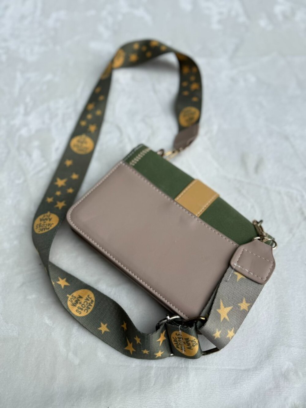 Marc Jacobs x Anna Sui Leather Colorblock Crossbody Bag - Picture 2 of 6